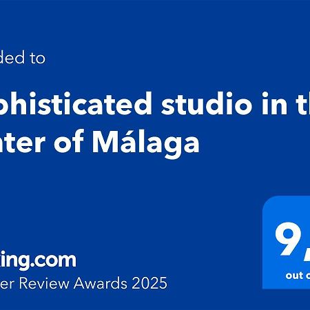 Sophisticated Studio In The Center Of Málaga Exterior foto